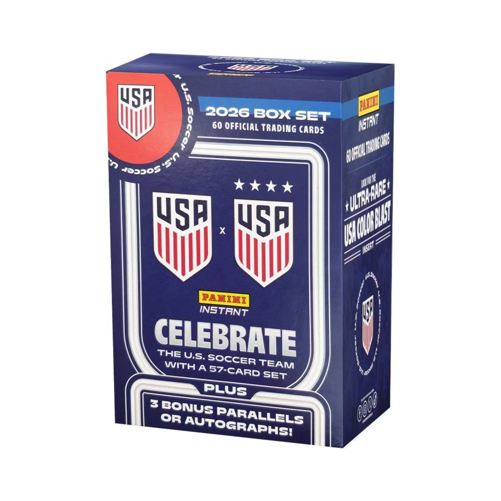 2026 Panini Instant USMNT & USWNT Soccer 60ct. Blaster Box | Volume Discount