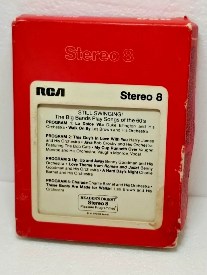Still Swinging! Big Bands Play Songs of the 60's - Reader's Digest Vtg 8 Track - Image 2 of 4