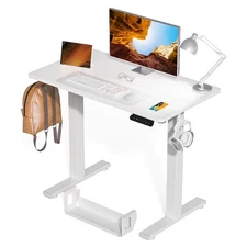 Standing Desk Height Adjustable Small Electric Stand Up Desks [35 x 20 Inch] ...
