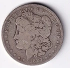 1887 O Morgan Silver Dollar 1$ Coin 90% Silver #965