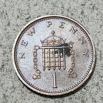 UNITED KINGDOM 🇬🇧 ONE (1) NEW PENNY COIN 1976 (QUEEN ELIZABETH II)
