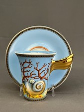 VERSACE by Rosenthal Les Tresors de la Mer 35 Cup  Saucer Germany Mint G2U