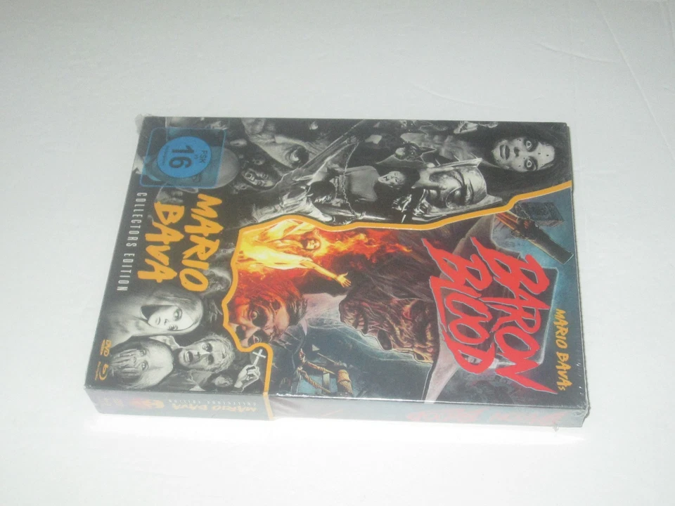 Baron Blood Blu-ray/ DVD Limited Edition Mediabook Mario Bava Region B Foto 4 de 4