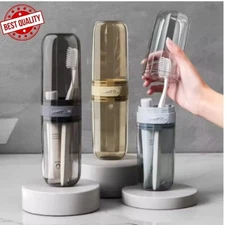 Toothbrush Travel Containers Transparent Portable Toothbrush Case Outdoor/busine