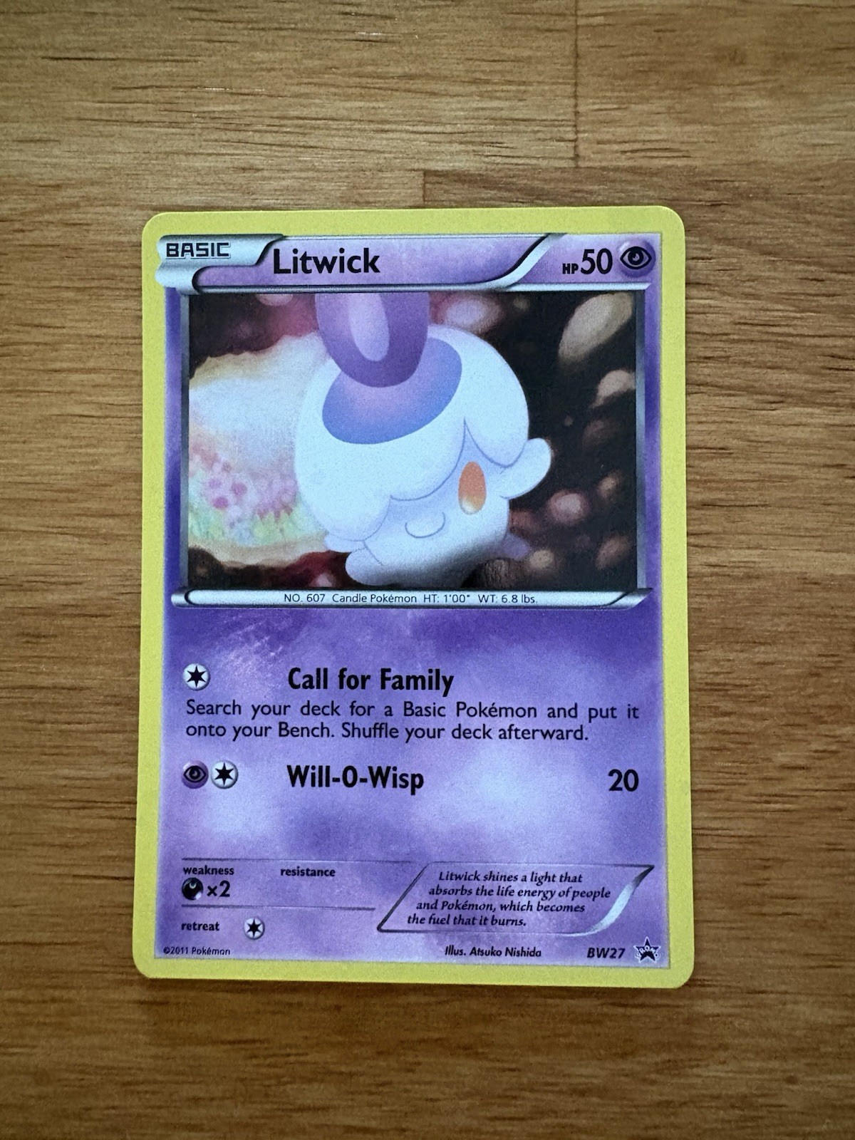 Litwick - BW27 - Holo Promo PL Promo Black & White Promo Singles XNR