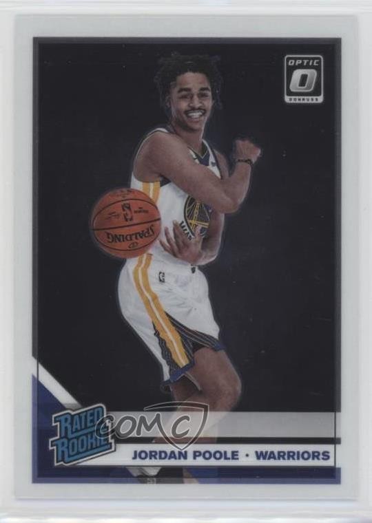 2019-20 Panini Donruss Optic Rated Rookie Jordan Poole #169 1q0b