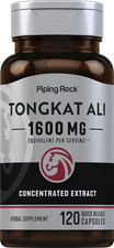 Longjack Capsules  1600mg  Herbal Supplement  by Piping Rock