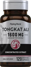 Longjack Capsules | 1600mg | Herbal Supplement | by Piping Rock