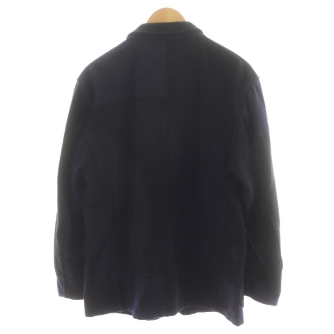 Engineered Garments Jacket Patchwork Wool S Navy … - image 2