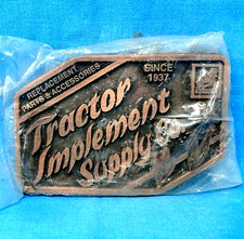 Tractor Implement Supply Co Promo Belt Buckle Vtg 90s NOS LE  900    .MMR064