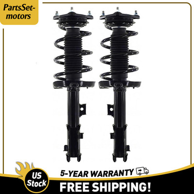 Front Both Struts Coil Spring For 2014 2015 2016 2017 2018 Kia Soul