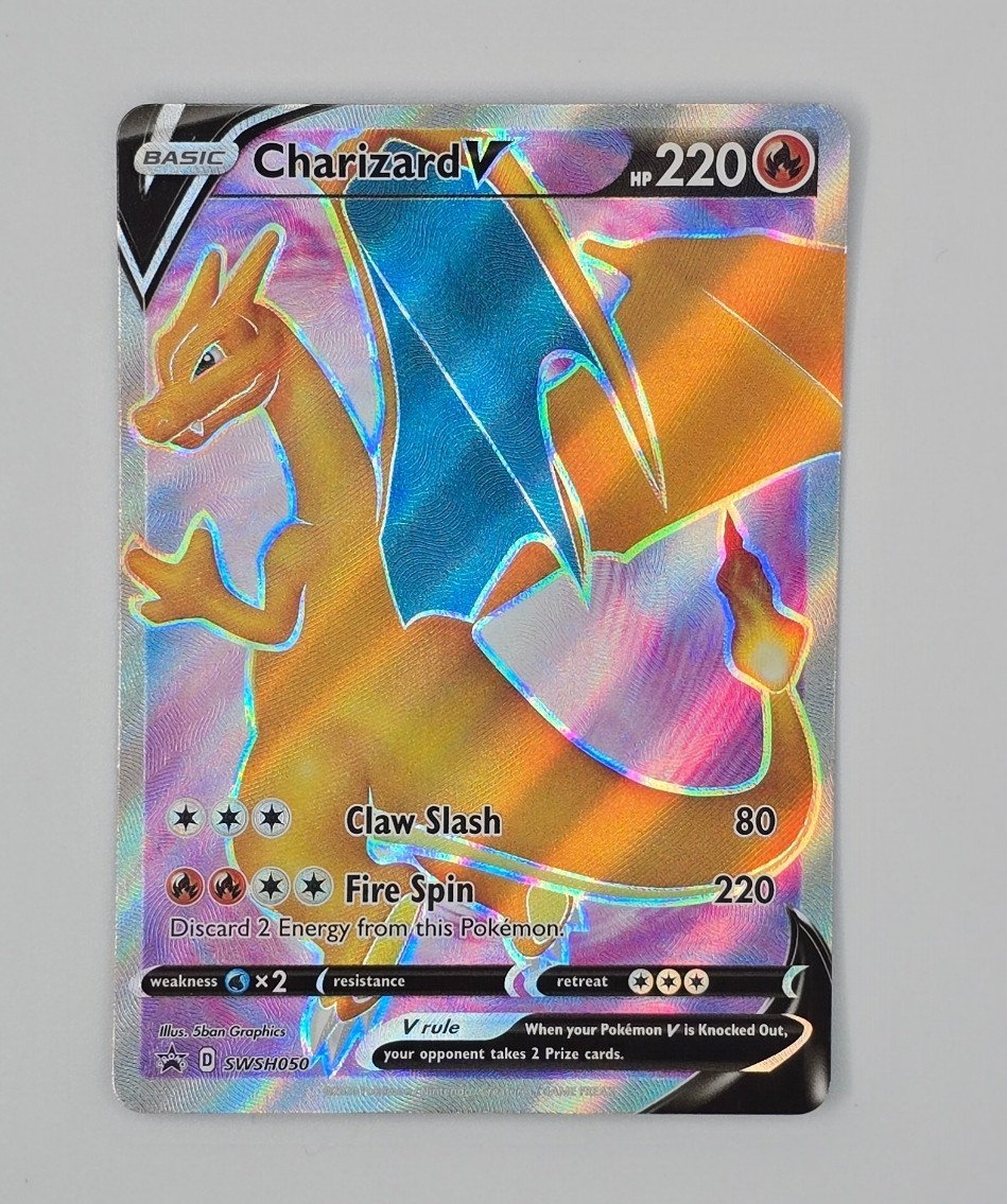SWSH050 Charizard V Promo Champions Path Pokemon Card NM