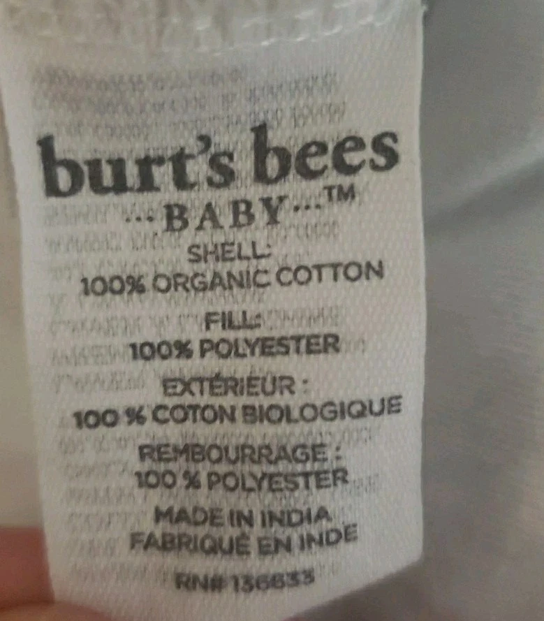 Saco de dormir Burt's Bees Baby Beekeeper mediano 6-12M algodón orgánico estrellas lunares Foto 4 de 4