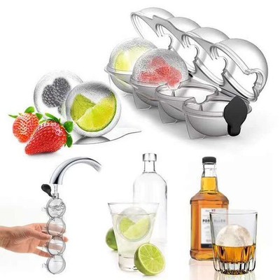 Ice Cube Whiskey Maker Mold Sphere Kitchen Tool  Ice Ball Mold Round Ice -CR XM