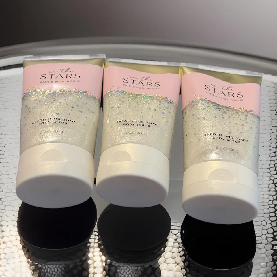 Bath & Body Works In The Stars Exfoliating Glow Body Scrub 3 Pack Shea Butter - Image 2 of 4
