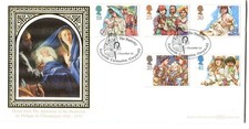 1994 Christmas Benham Silk LE fd.c. BLCS100 The Nativity Nasareth special pmk