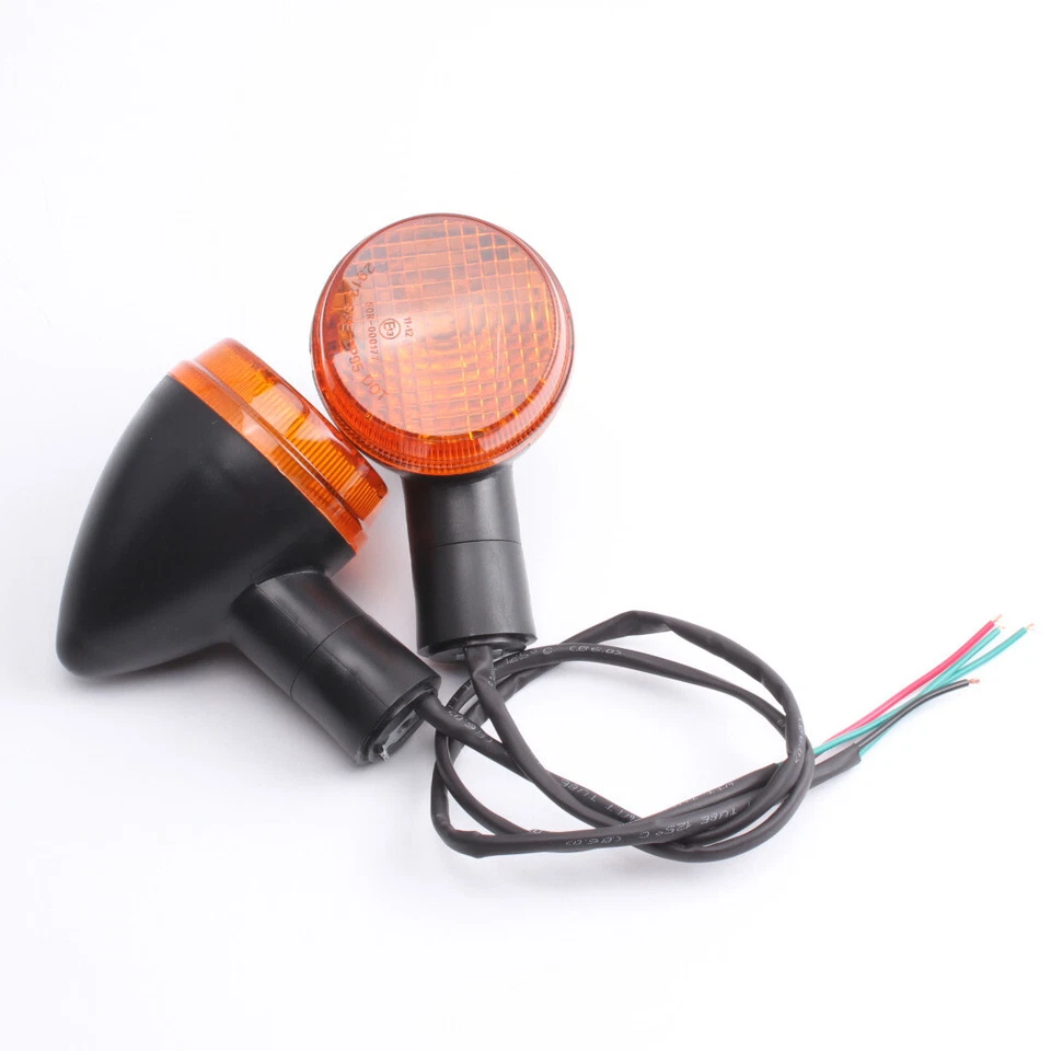 SINAL DE VOLTA traseiro de motocicleta para HONDA SHADOW SABRE VT1100C2 01-07 AMARELO+PRETO - Imagem 2 de 4