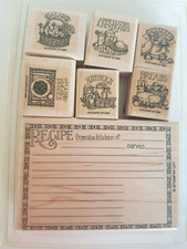 Stampin Up Rubber Stamp Set 1995 Recipe Stamp Set Recipe Book Kitchen