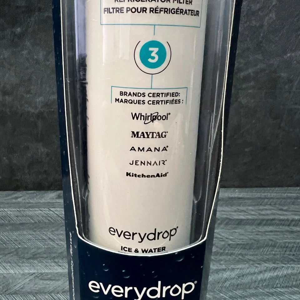 EVERYDROP Replacement ICE & WATER Refrigerator Filter #3 Whirlpool Maytag Amana - Image 3 of 4