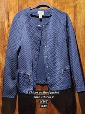 Chico's quilted jacket, NWT