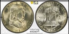 :1951-S 50C FRANKLIN HALF DOLLAR NEAR GEM PCGS MS64 CLEAR & BRIGHT HIGH GRADES
