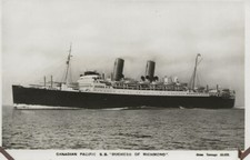BATEAUX NAVIRES - CANADIAN PACIFIC / S.S. DUCHESSE OF RICHMOND (1CP Non Usée)