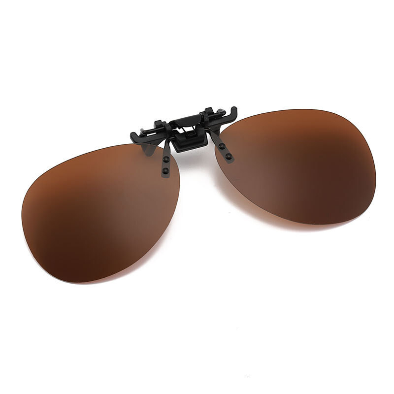 Polarized Clip On Sunglasses Driving Glasses UV 400 Protection Men