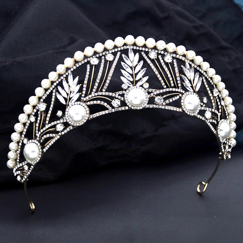 Vintage Princess Tiara Crown Women Wedding Queen Bridal Bride Gift Jewelry