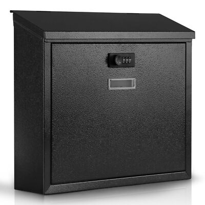 Mail Boxes With Combination Locklocking Mailbox Wall Mountedsecurity Metal Mailb