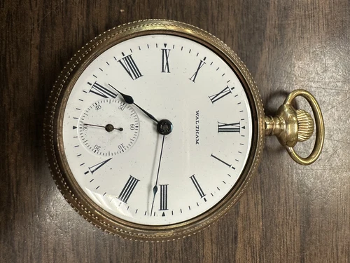 Antique 1901 Waltham Grade No. 18 Model 1883 18s 7j Pocket Watch-Runs