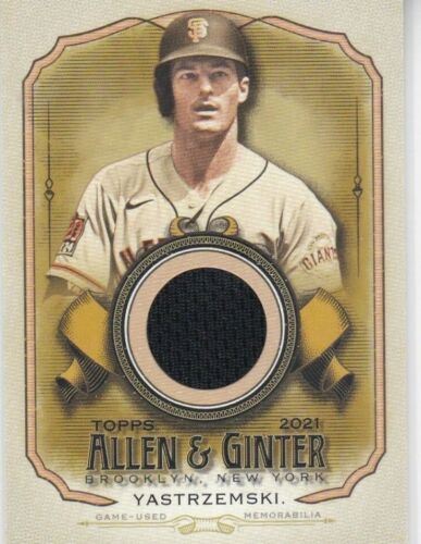MIKE YASTRZEMSKI 2021 TOPPS ALLEN & GINTER GAME JERSEY #AGA - MY GIANTS