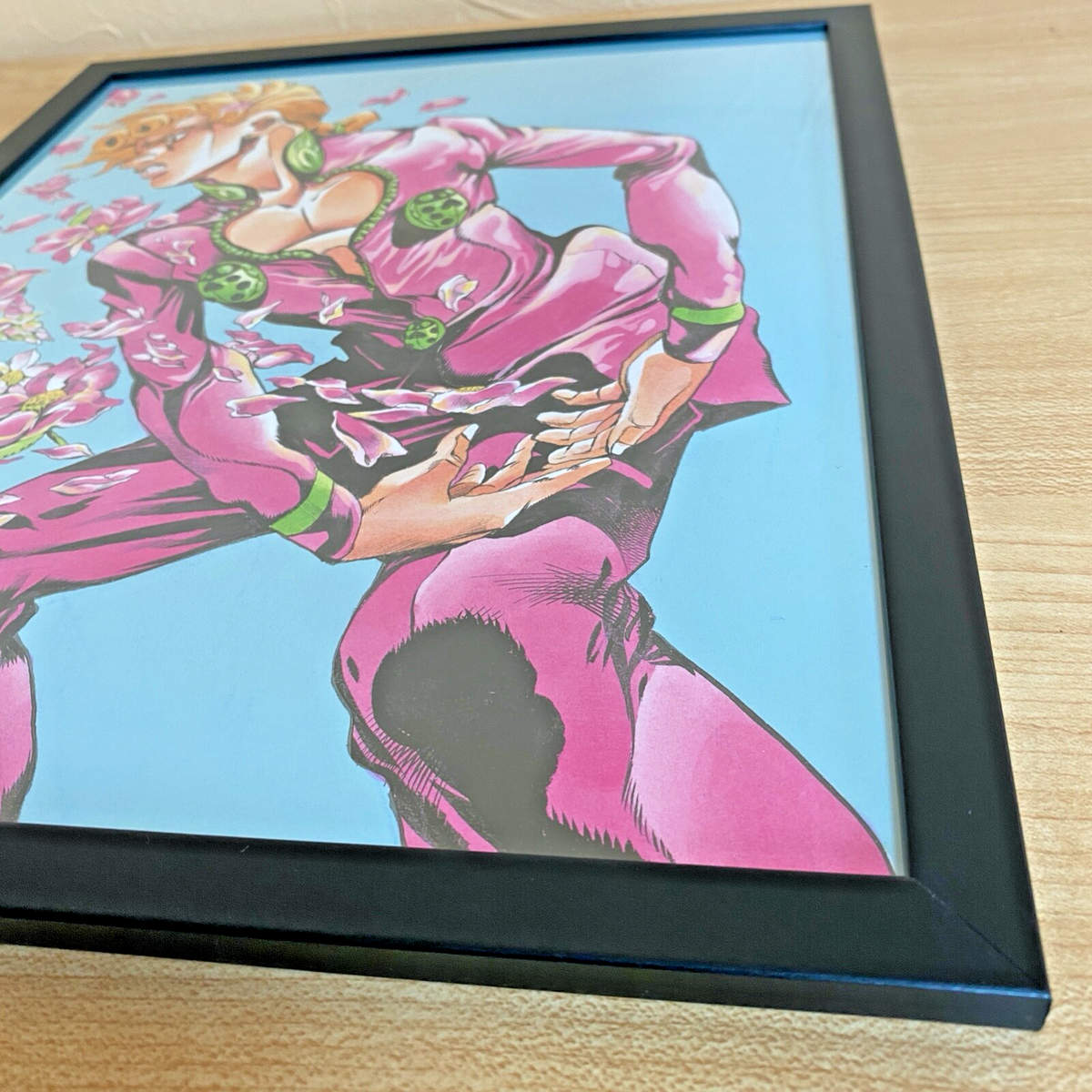 JoJo's Bizarre Adventure Part5 Poster Giorno – Framed Art JOJO A
