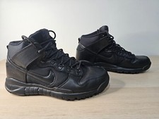 Nike SB Dunk High Boot Mens US 11 Triple Black Leather Max 536182-001