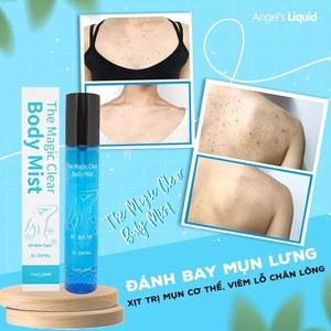 angel's liquid glutathione centella calming body mist Magic Clear Body Mist Acne Treatment launched with the goal Hormone Therapy & Medical Production Size:60 ct. bottle