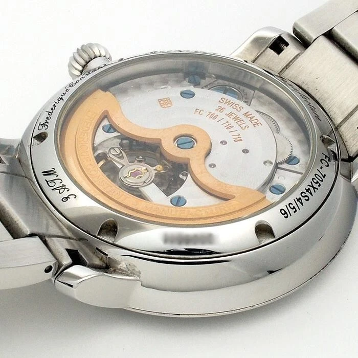 Frederique Constant Slimline Moonphase FC-705S4S6B2 Automatic Winding Men Watch - Image 3 of 4