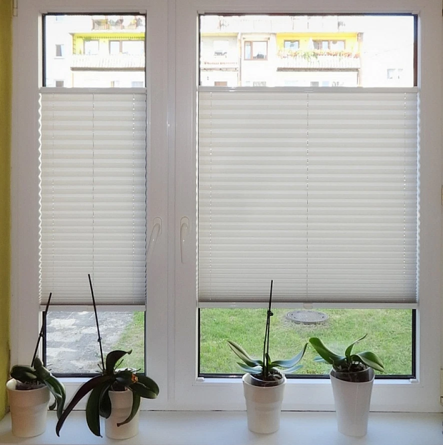 Plissee Faltrollo auf Maß für alle Fenster Montage im Glasfalz TOP ANGEBOT - Bild 2 von 4