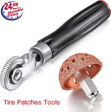2PC Tire PatchesTool Tire Repair Grinding Head Buffing WheelFor Air Tire Buffer