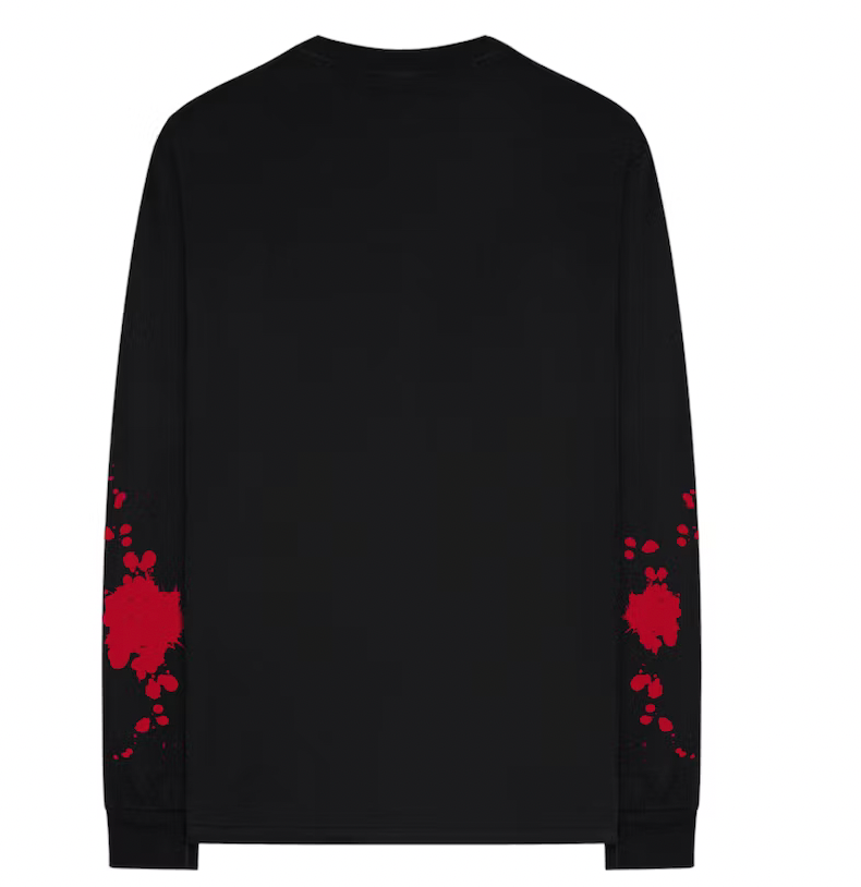 City Morgue x Vlone Bark ロンT Tシャツ ブラック Authentic City Morgue x Vlone Bark Longsleeve Tee Black L