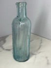 1900's PONDS EXTRACT TEAB STRAP SIDE CORK TOP BOTTLE 1846 BASE VERY NICE! 5.5" — photo 4
