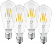 4X Ledvance Smart+ Led Filament Kolben 5,5W E27 Alexa Google Apple Eek:E(Spka-G)