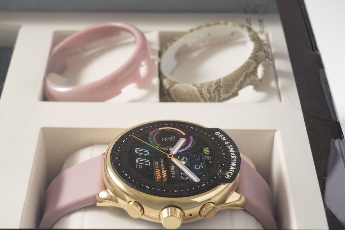 Fossil Gen 6 Wellness Edition FTW4075SETR Smartwatch w/ Extra Band
