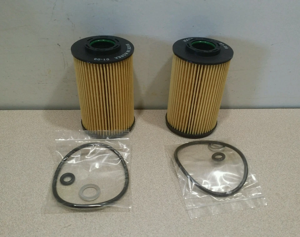 Lote de 2 filtros de aceite de motor Pronto PO5848, se adapta a Azera, Entourage, Equus, Genesis Foto 2 de 4