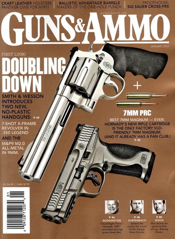 Guns & Ammo Magazine - Jan 2023 - Feat. First Look: S&W Two New Handguns
