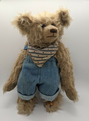 Clemens Ashton Drake Country Bear German 12'' With Denim Overalls Limited Edition