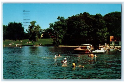 1958 Dock Potawatomi Inn Pokagon State Park Angola Indiana IN Vintage ...