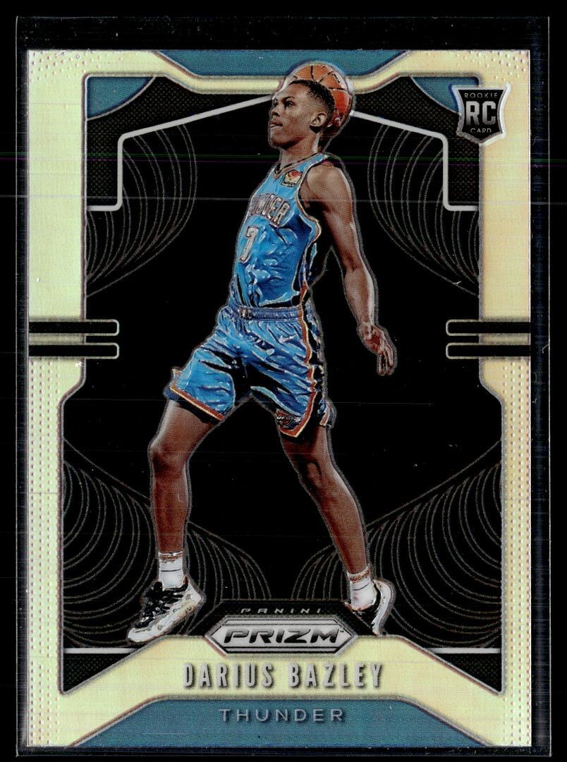 2019-20 PRIZM SILVER ROOKIE 289 Darius Bazley Oklahoma City Thunder