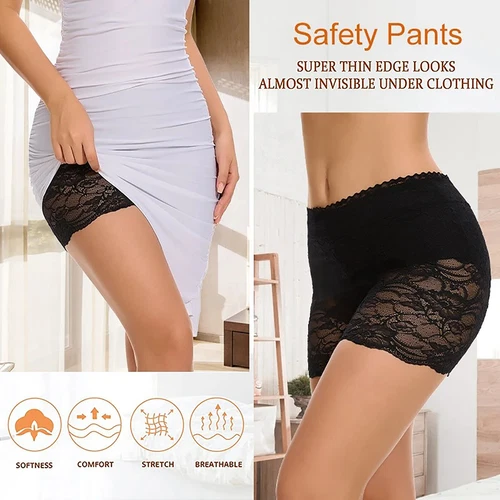 Damen Spitzen Slips Shorts Höschen Slips Dessous Unterwäsche Shapewear Shorts - Bild 7 von 15