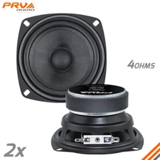 2x PRV Audio 4MR60-4 Midrange Loudspeakers Car Audio Speakers 4" 4 Ohm 120Watts