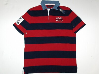 POLO RALPH LAUREN CP RL 93 Regatta Nautical Sailing Rugby Classic