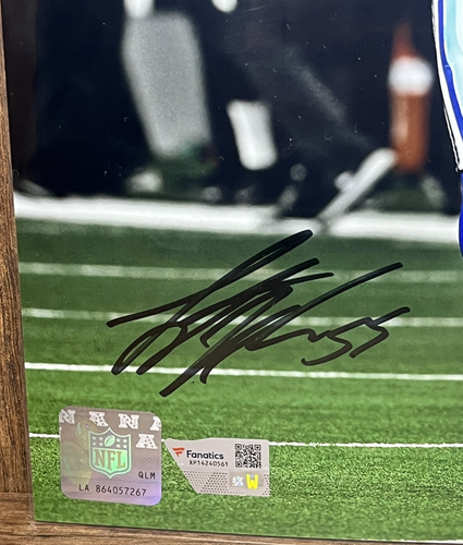 Leighton Vander-Esch Signed Photo Dallas Cowboys 8" x 10" Autograph Fanatics COA - Picture 2 of 2